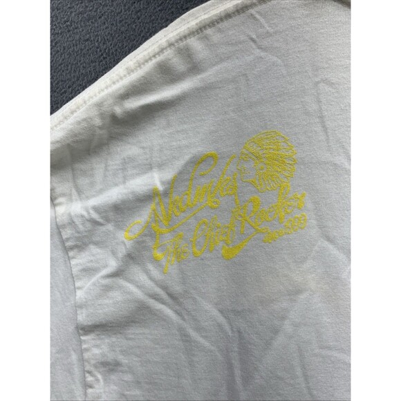 Akademiks Indian Graphic Tee T-Shirt Men's Jeanius Level White Crew Neck XXXL - Picture 12 of 15